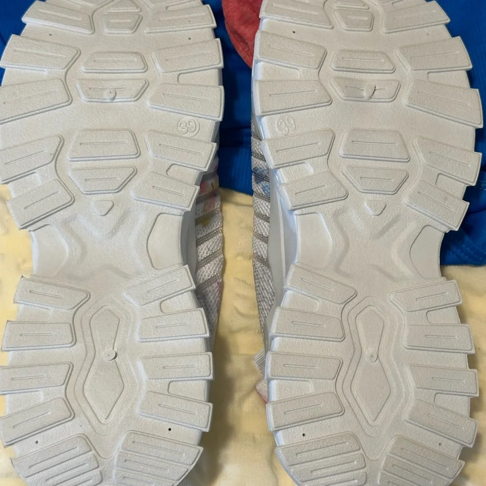 Multicolor Butterfly Women's Sneakers - Picture 3 of 5